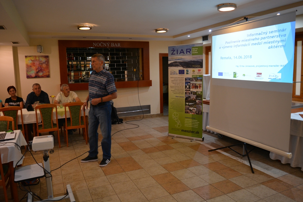 Fotogaléria Informačný seminár - Posilnenie miestneho partnerstva a výmena informácií medzi miestnymi aktérmi (9) Informačný seminár - Posilnenie miestneho partnerstva a výmena informácií medzi miestnymi aktérmi